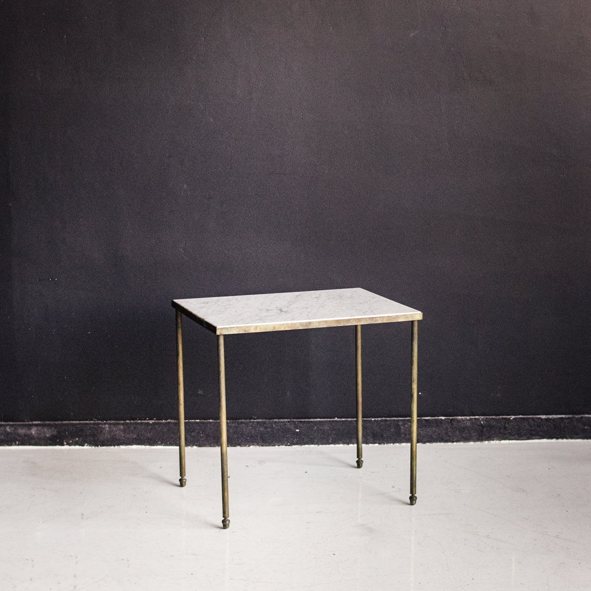 Trio of Petite Marble Side Tables - elsie green - furniture