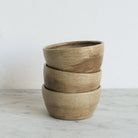 Trio Of Petite Stoneware Bowls | Signed By Artist - elsie green - The French Kitchen