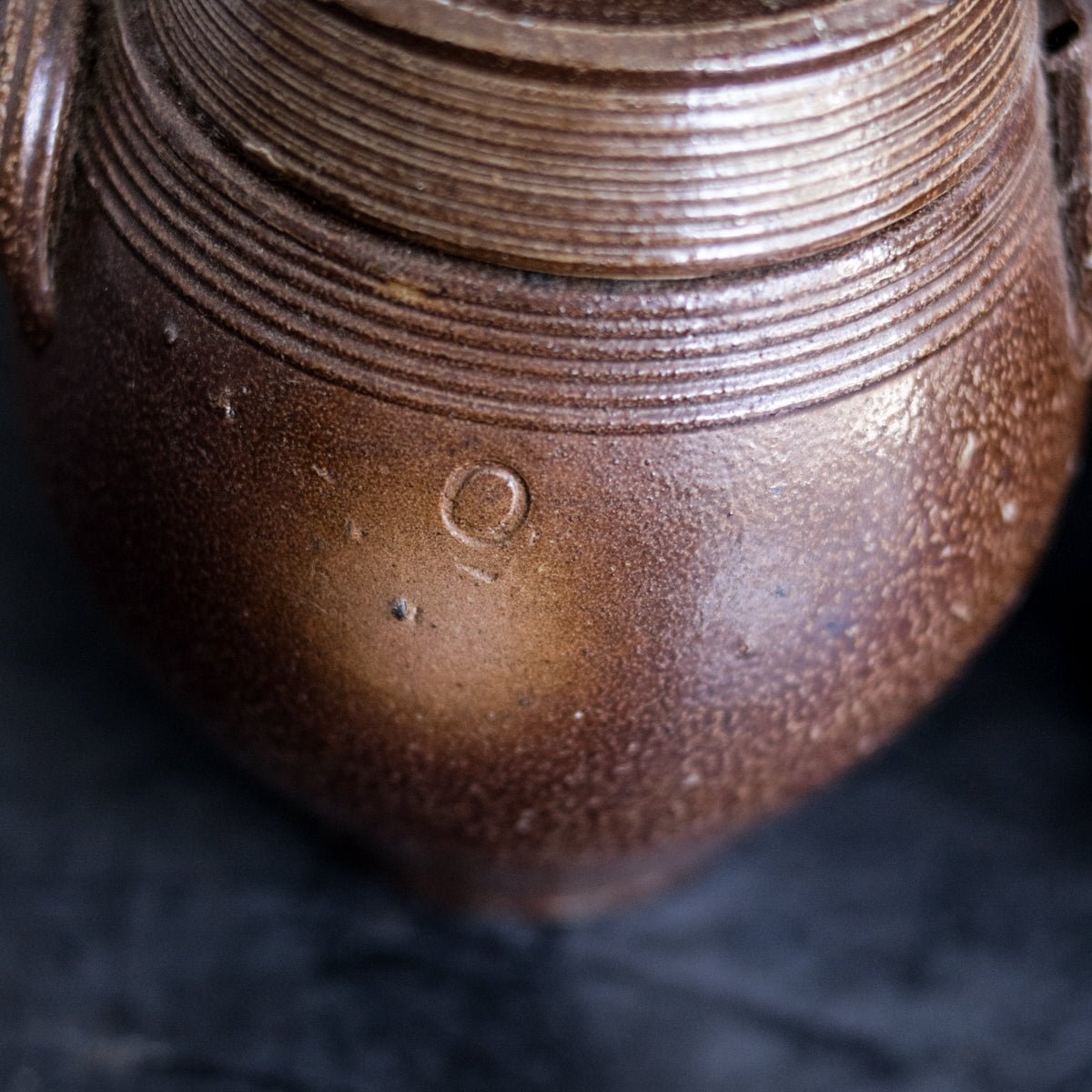 Trio Of Petite Stoneware Crocks | Brown - elsie green - The French Kitchen