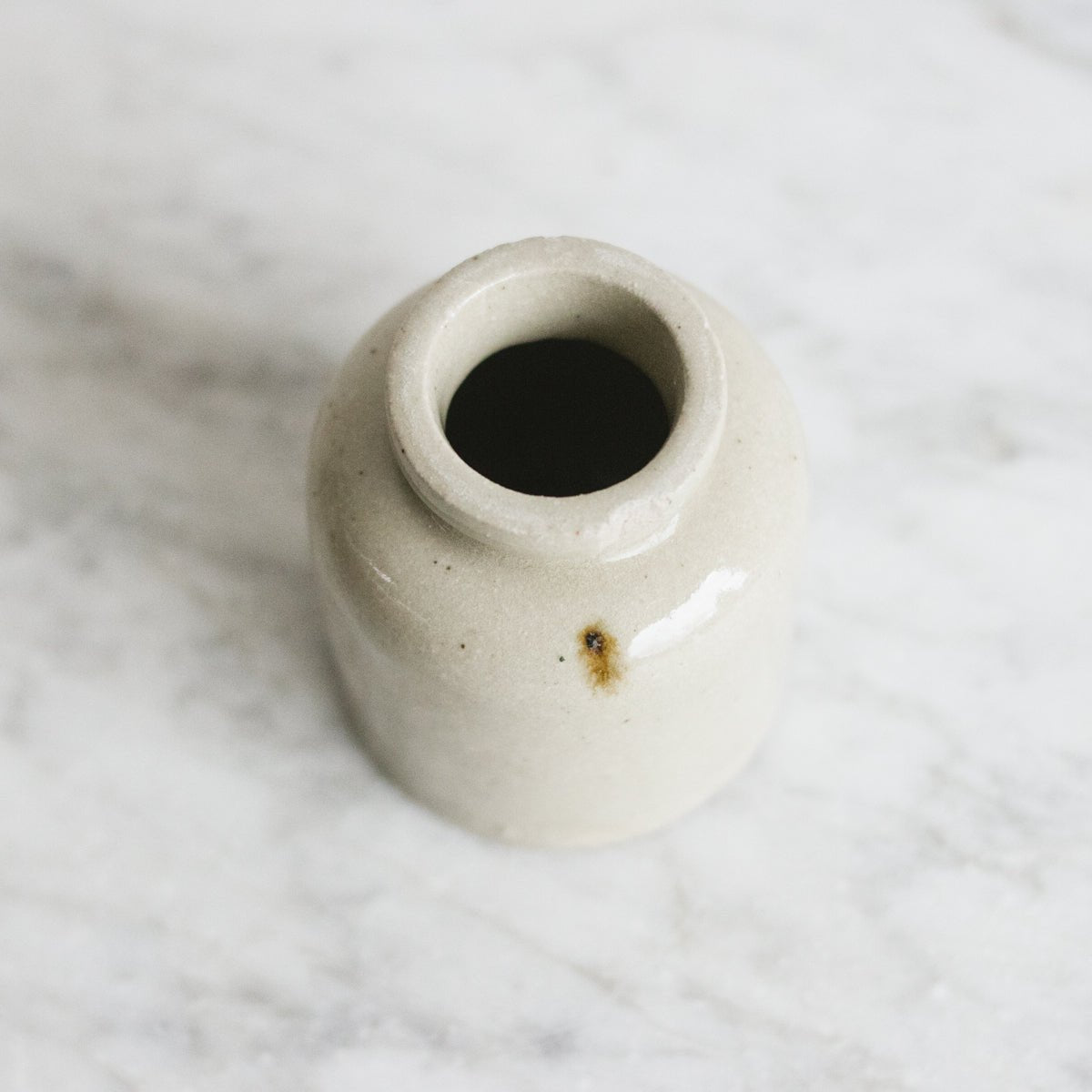 Trio of Petite Stoneware Mustard Pots - elsie green - The French Kitchen