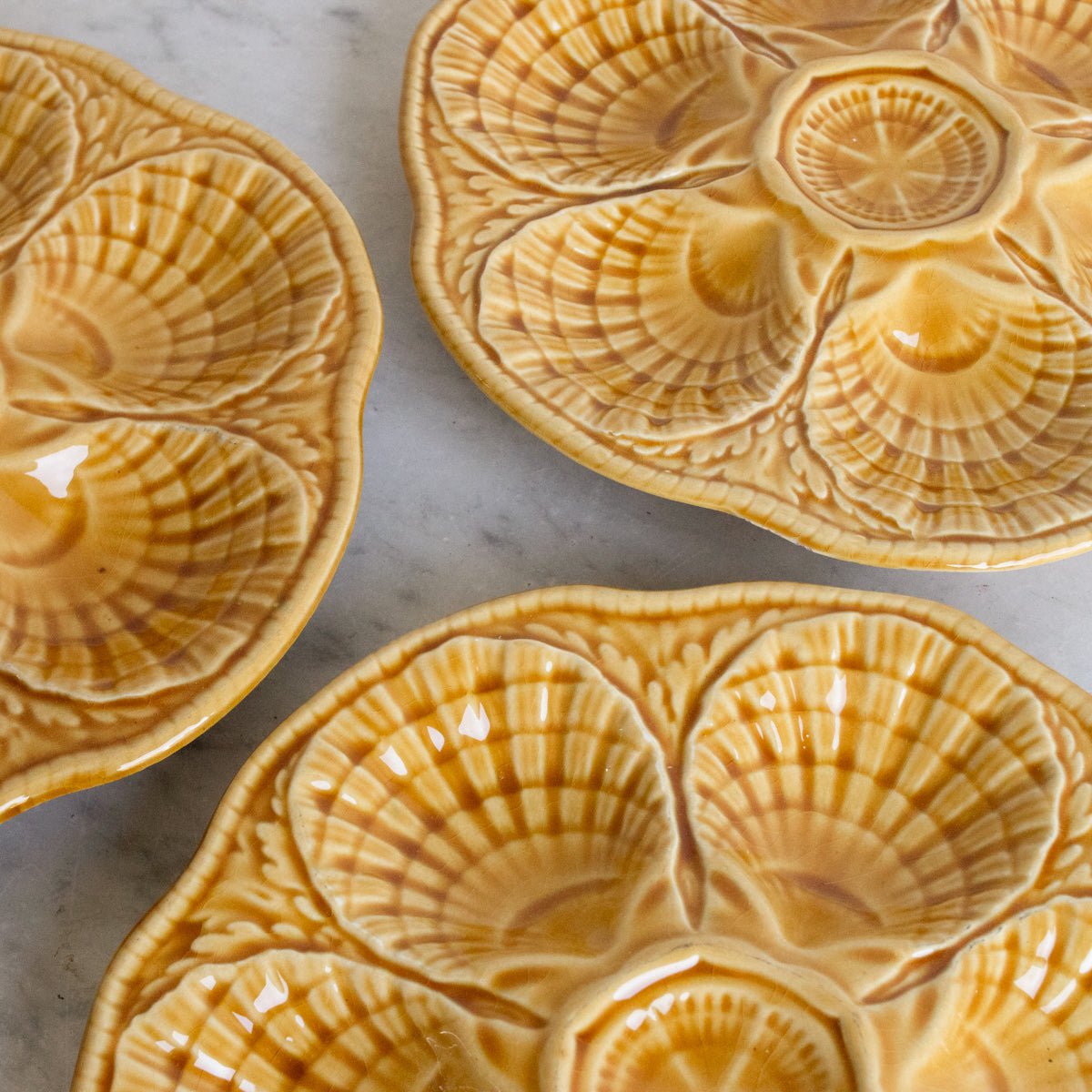 Trio Of Provencal Oyster Plates - elsie green - The French Kitchen