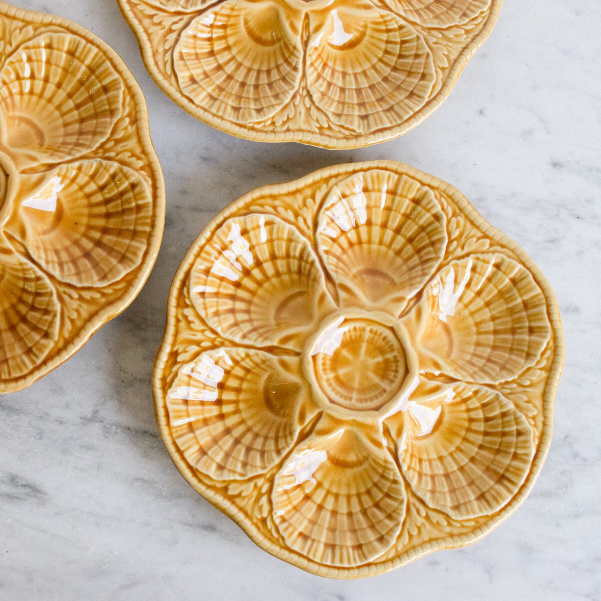Trio Of Provencal Oyster Plates - elsie green - The French Kitchen