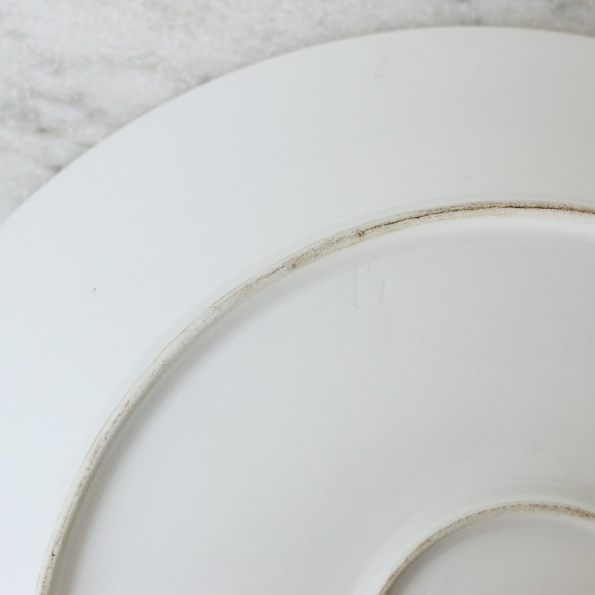 Trio of Round Porcelain Platters - elsie green - the french kitchen