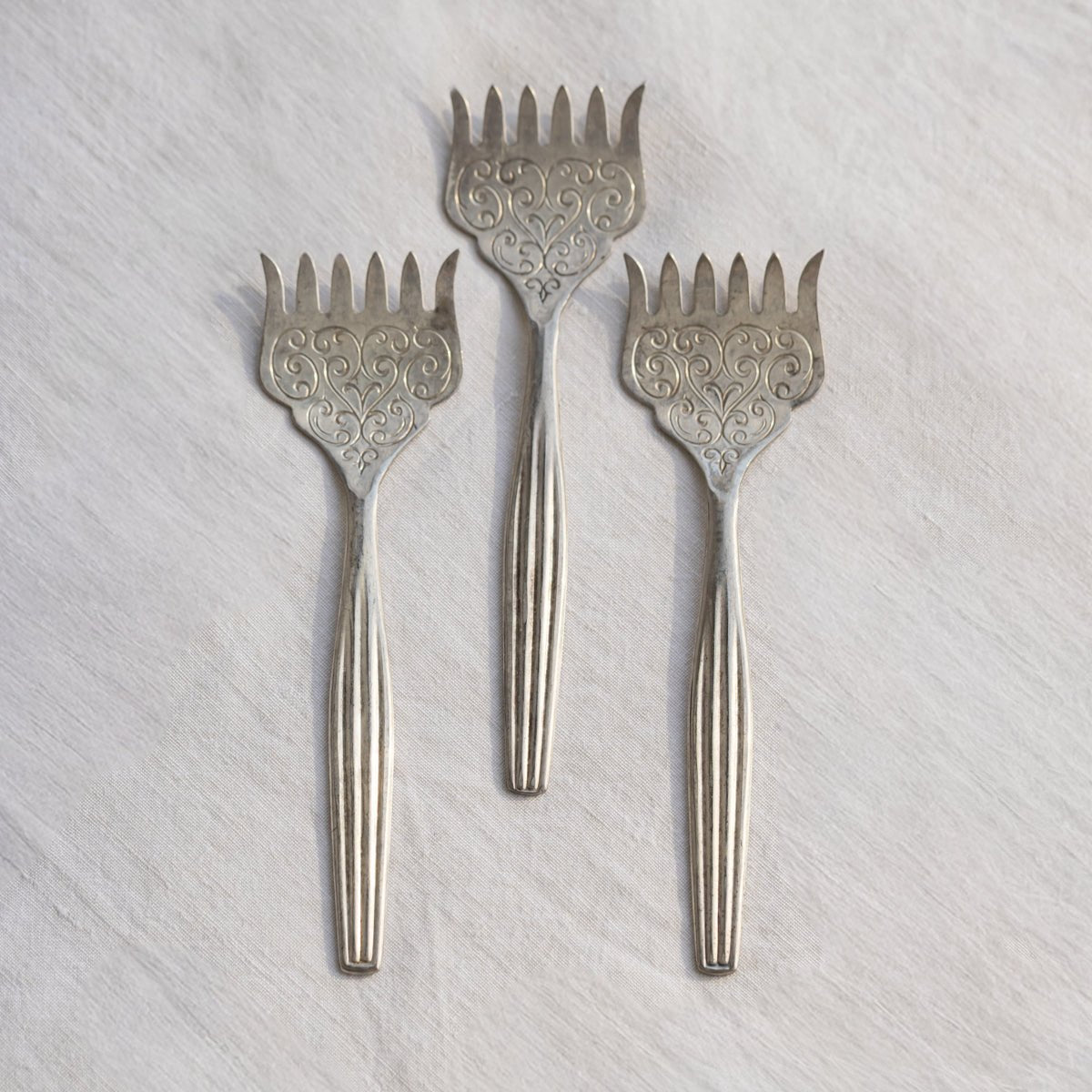 Trio of Sheffield Sardine Forks | The Patrick Orbe Collection - elsie green - the french kitchen