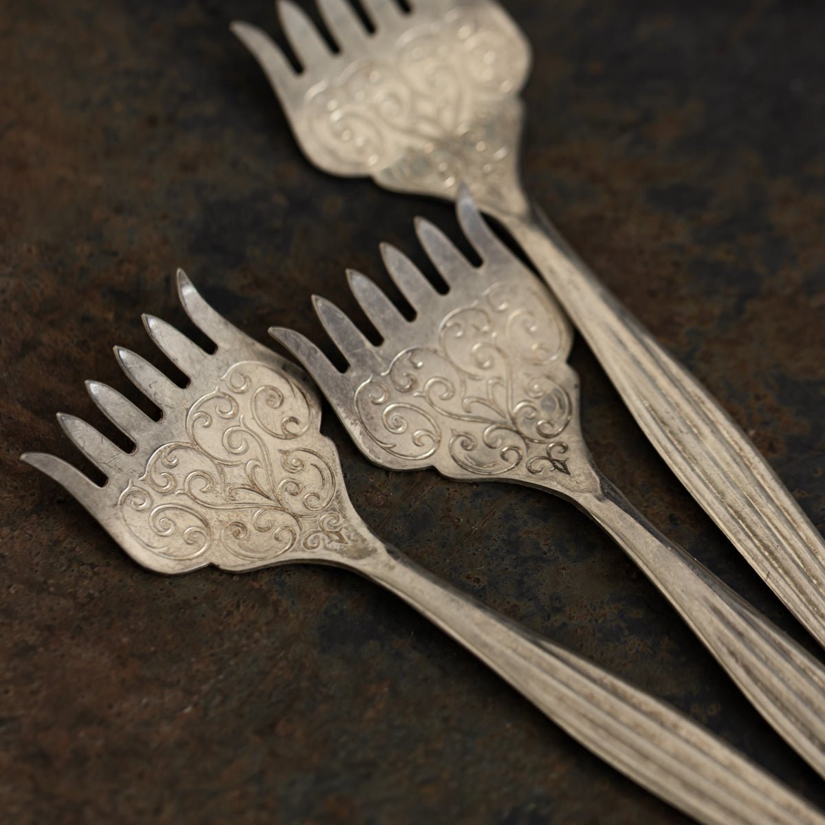 Trio of Sheffield Sardine Forks | The Patrick Orbe Collection - elsie green - the french kitchen