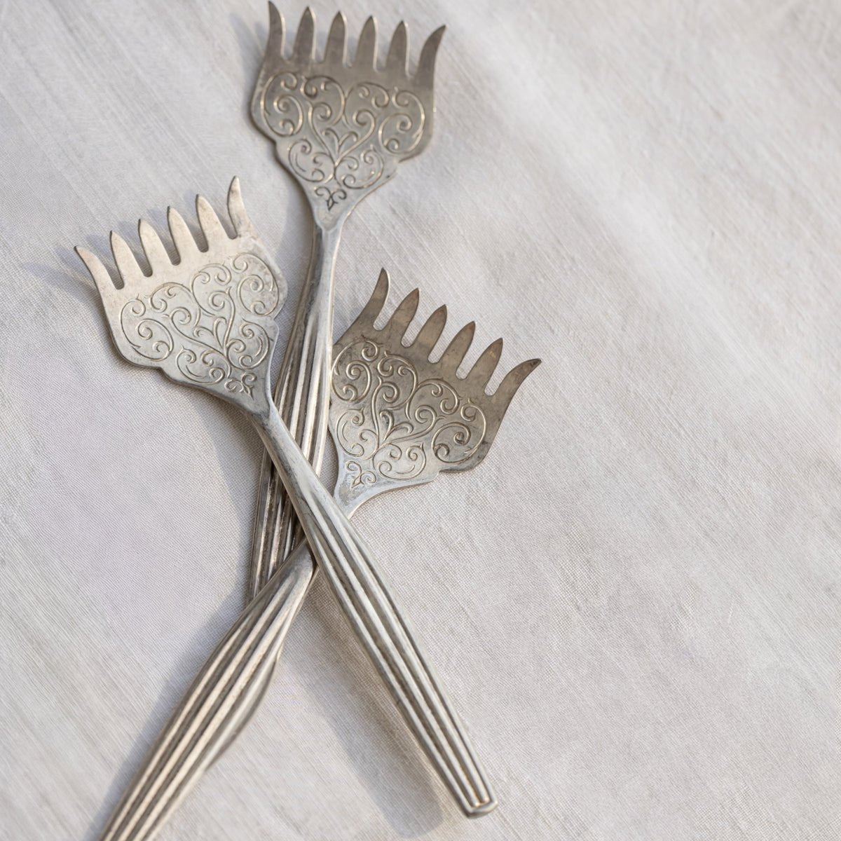 Trio of Sheffield Sardine Forks | The Patrick Orbe Collection - elsie green - the french kitchen