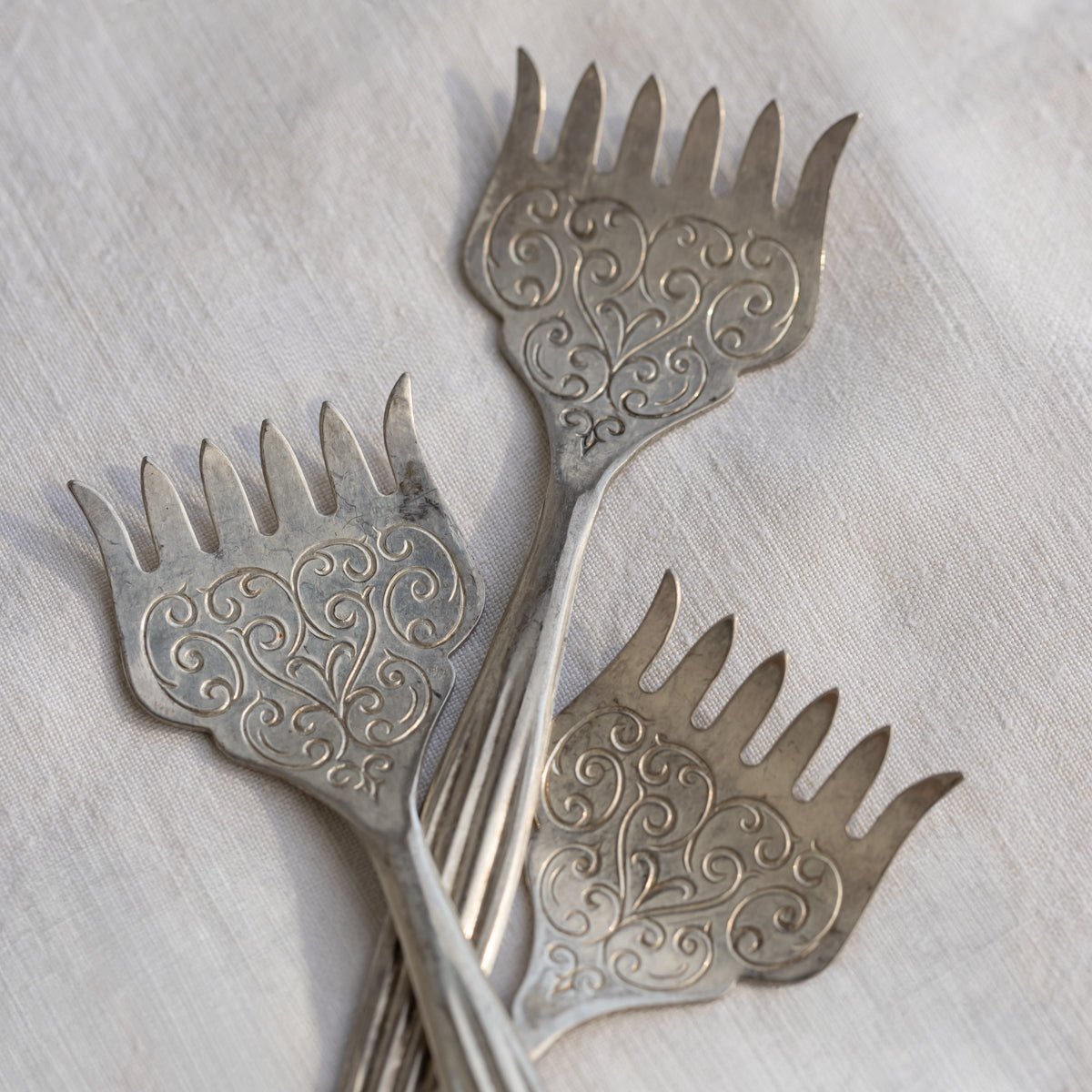 Trio of Sheffield Sardine Forks | The Patrick Orbe Collection - elsie green - the french kitchen