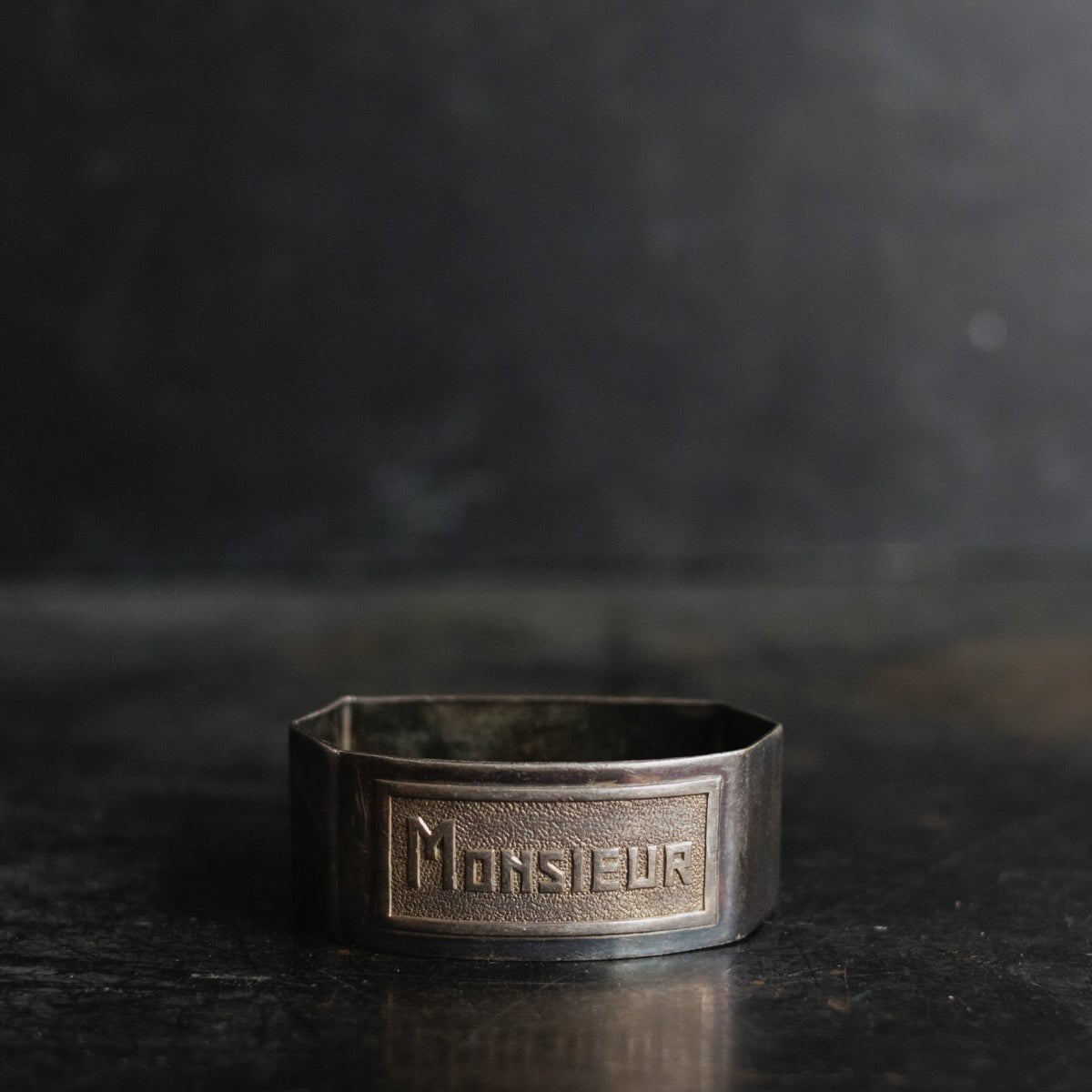 Trio of Silver Napkin Rings | Messieurs Only - elsie green - the french kitchen