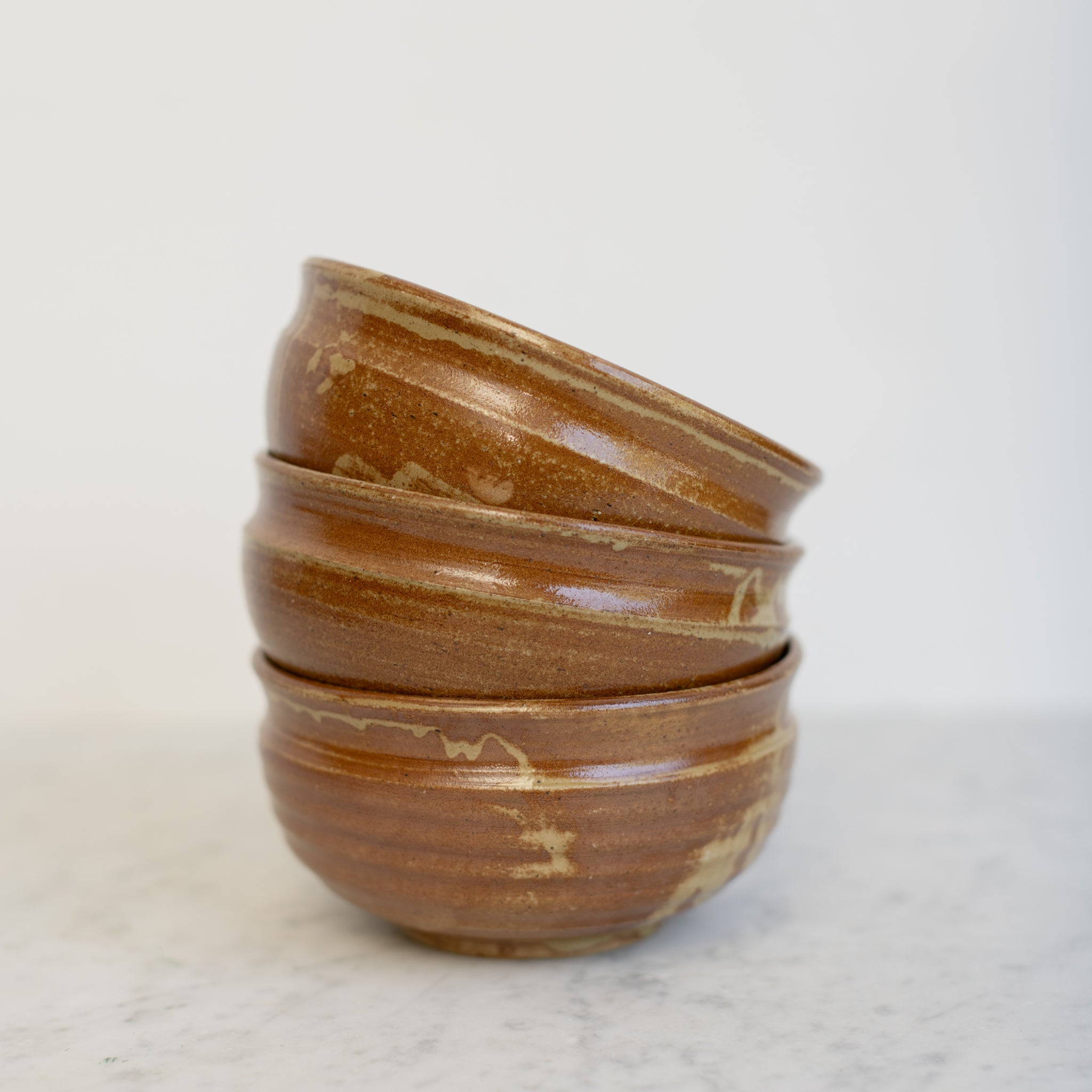 Trio of Stoneware Bowls | Signed by Artist - elsie green - the french kitchen