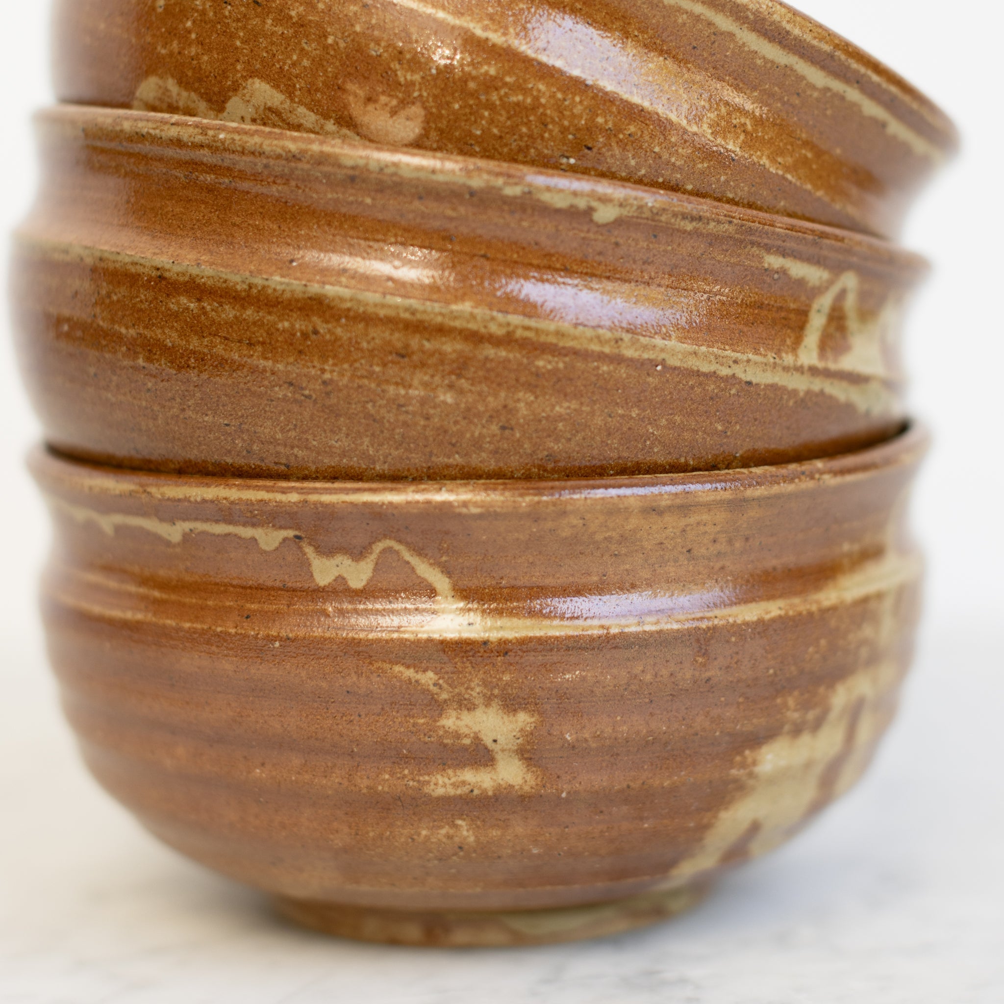 Trio of Stoneware Bowls | Signed by Artist - elsie green - the french kitchen