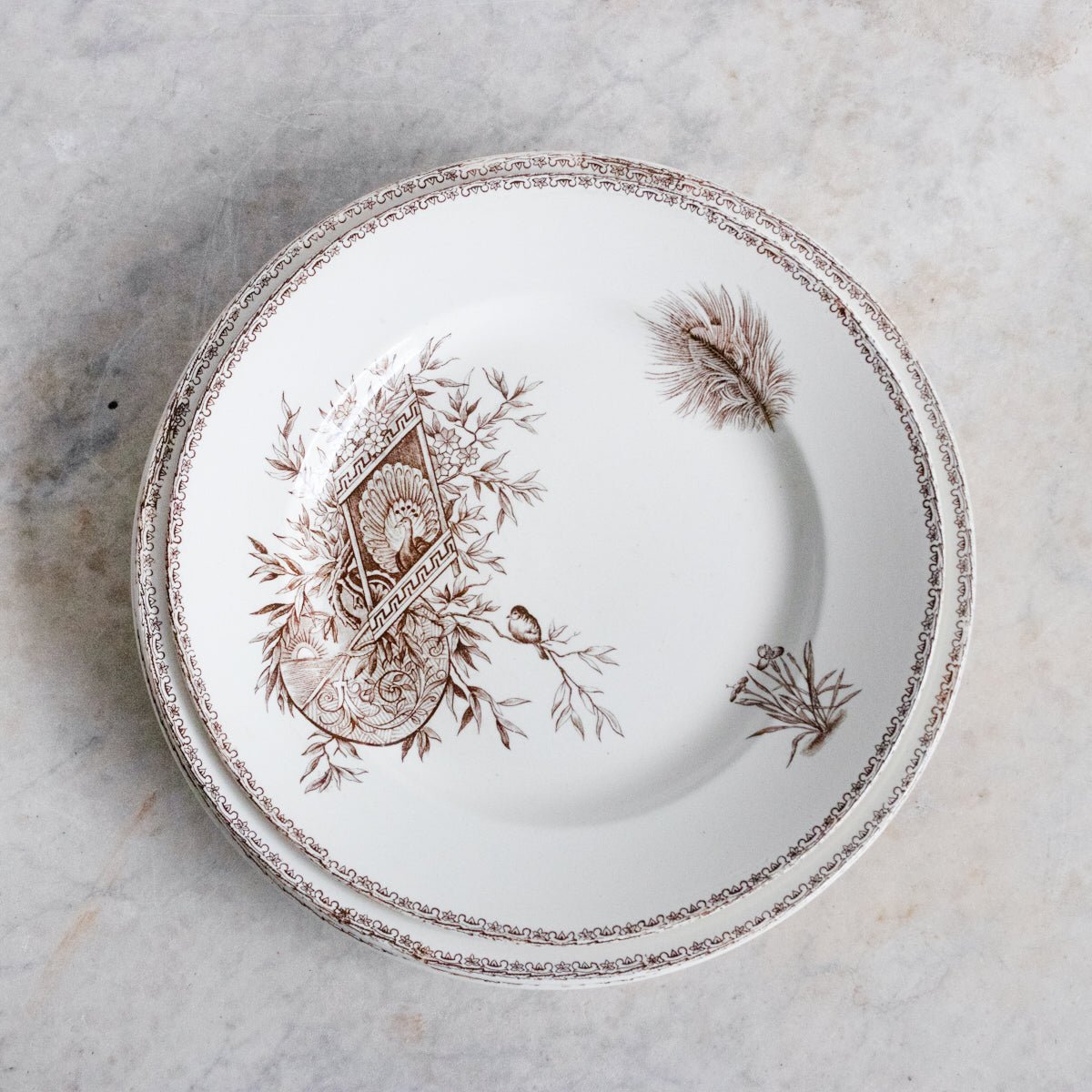 Trio Of Succursale Transferware Platters - elsie green - The French Kitchen