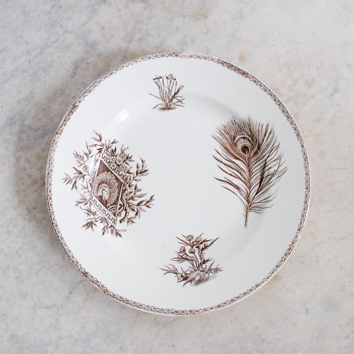 Trio Of Succursale Transferware Platters - elsie green - The French Kitchen