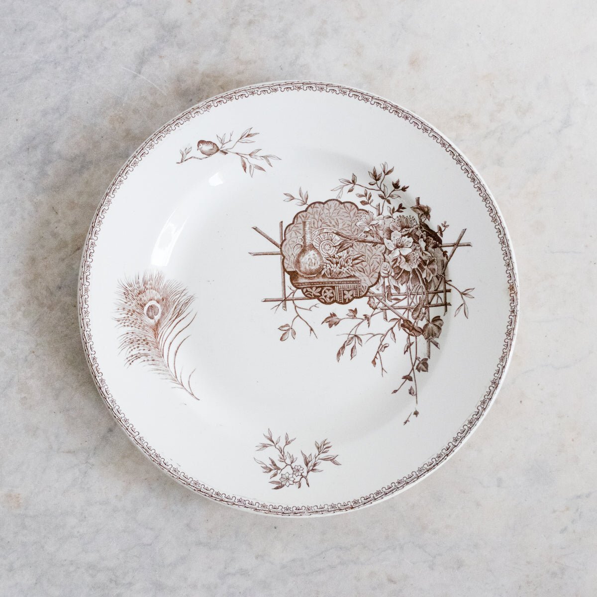 Trio Of Succursale Transferware Platters - elsie green - The French Kitchen