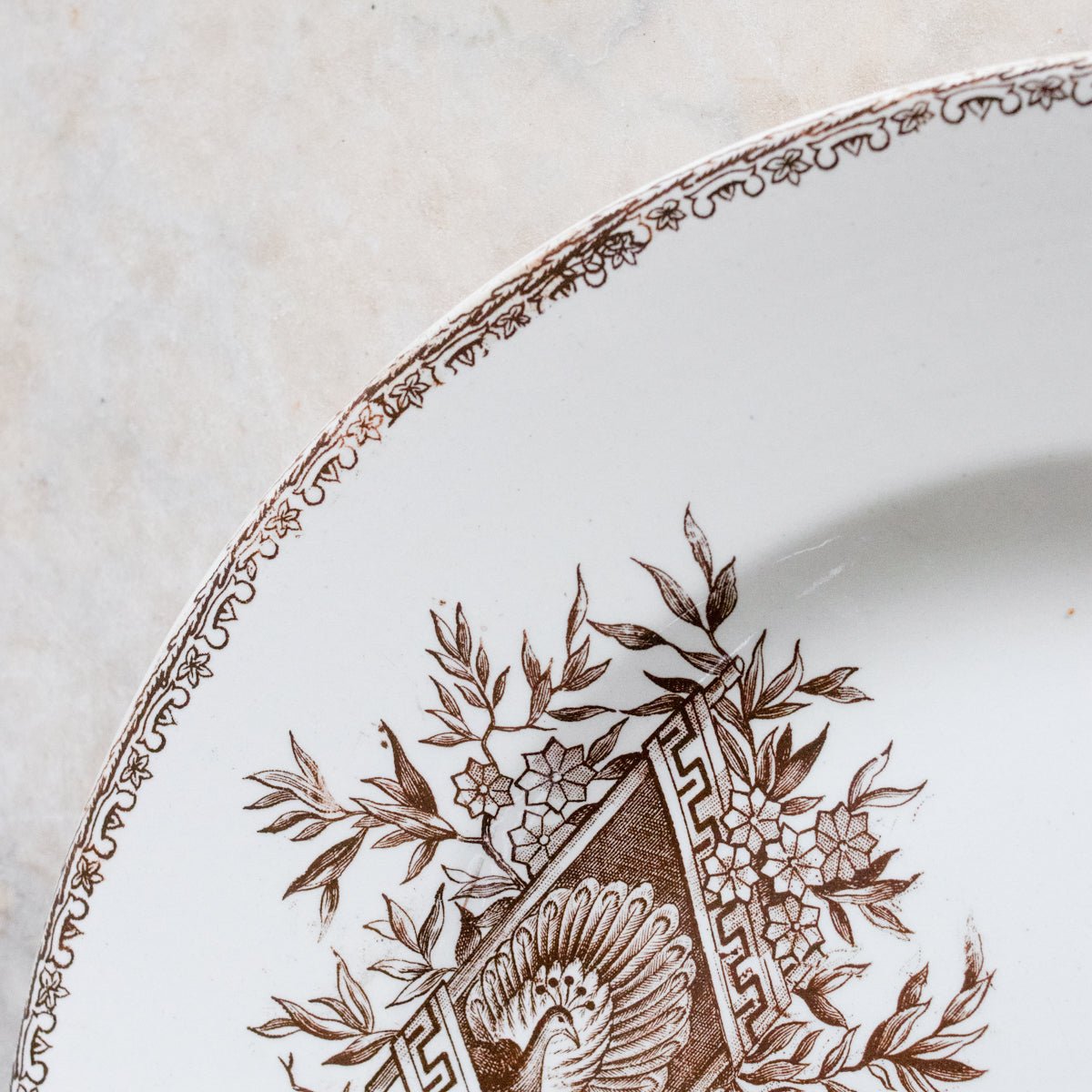 Trio Of Succursale Transferware Platters - elsie green - The French Kitchen
