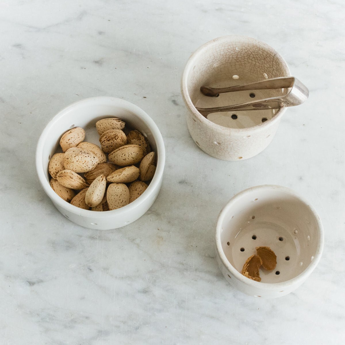 Trio of Vintage Cheese Pots - elsie green - The French Kitchen