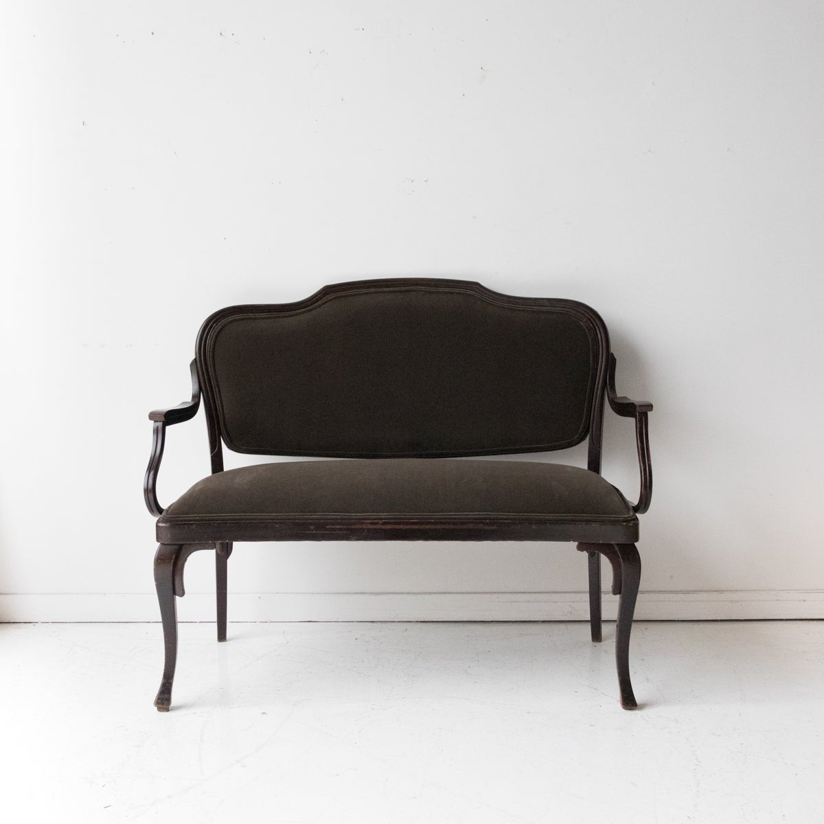 Upholstered Bentwood Settee - elsie green - furniture