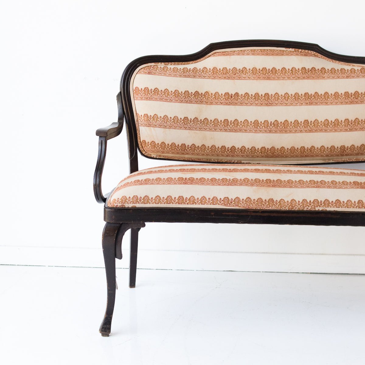 Upholstered Bentwood Settee - elsie green - furniture