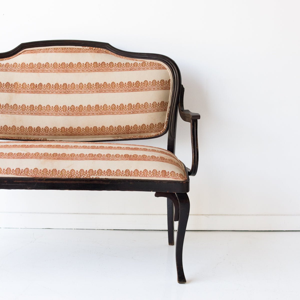 Upholstered Bentwood Settee - elsie green - furniture