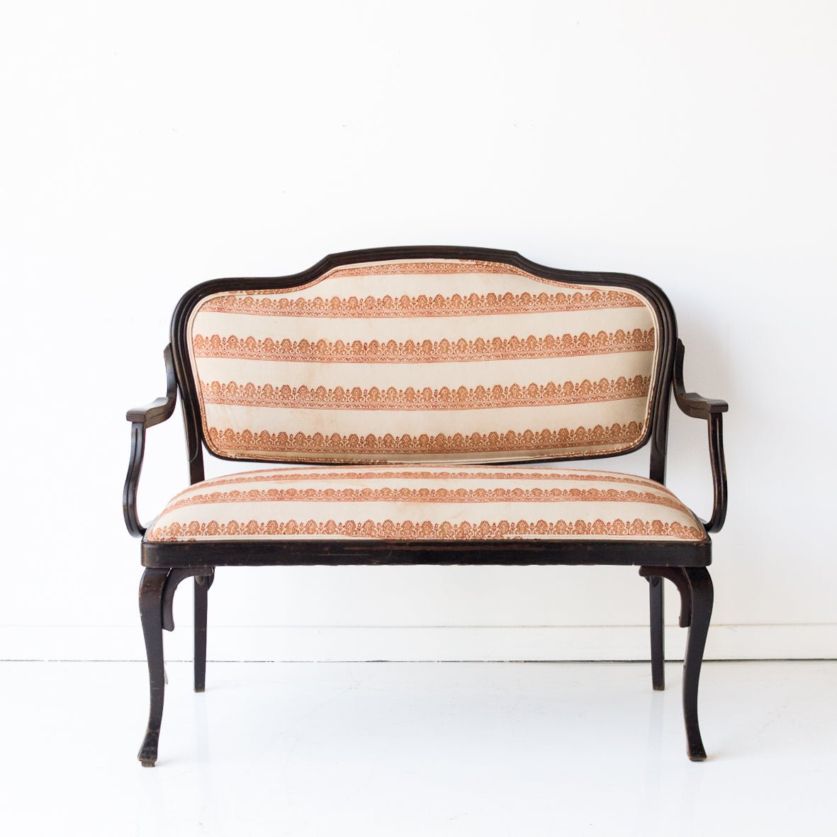 Upholstered Bentwood Settee - elsie green - furniture