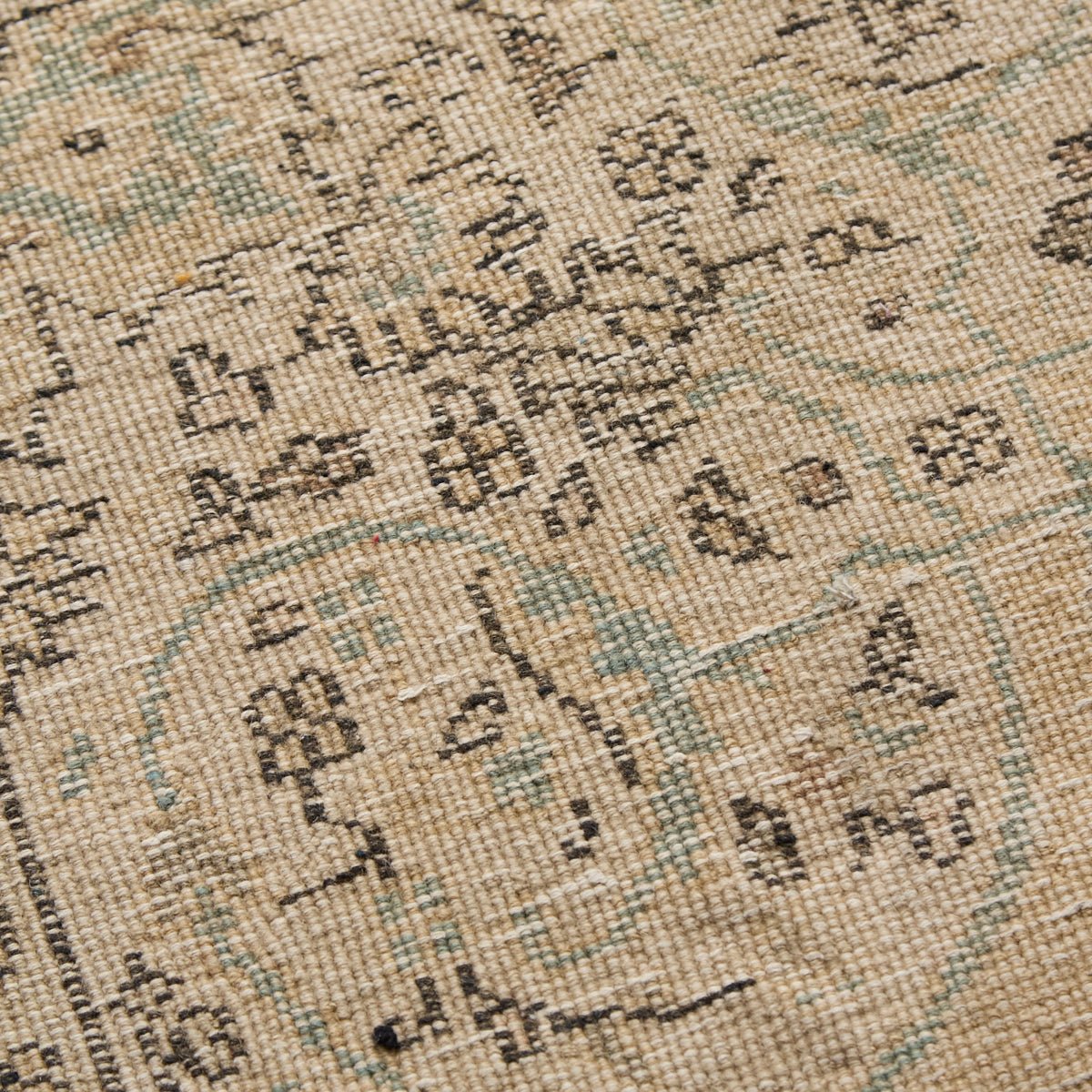Uzes Vintage Rug | 6'8.5" x 10'1.5" - elsie green - textiles