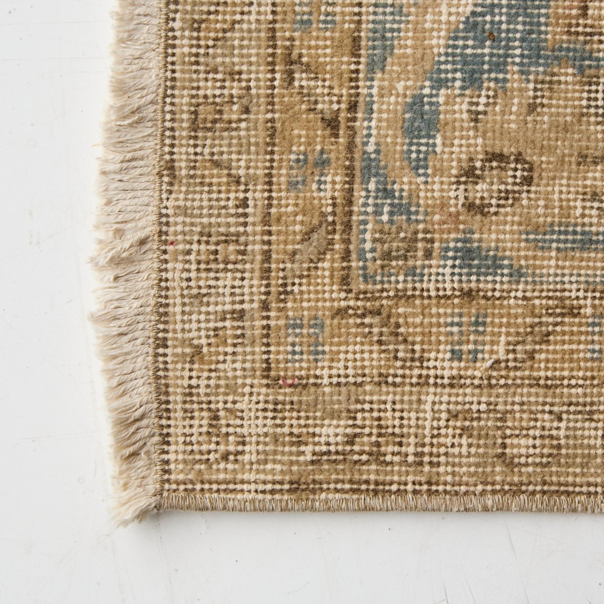 Uzes Vintage Rug | 6'8.5" x 10'1.5" - elsie green - textiles