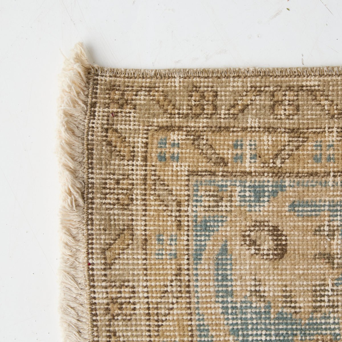 Uzes Vintage Rug | 6'8.5" x 10'1.5" - elsie green - textiles
