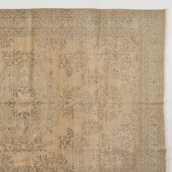 Uzes Vintage Rug | 6'8.5" x 10'1.5" - elsie green - textiles