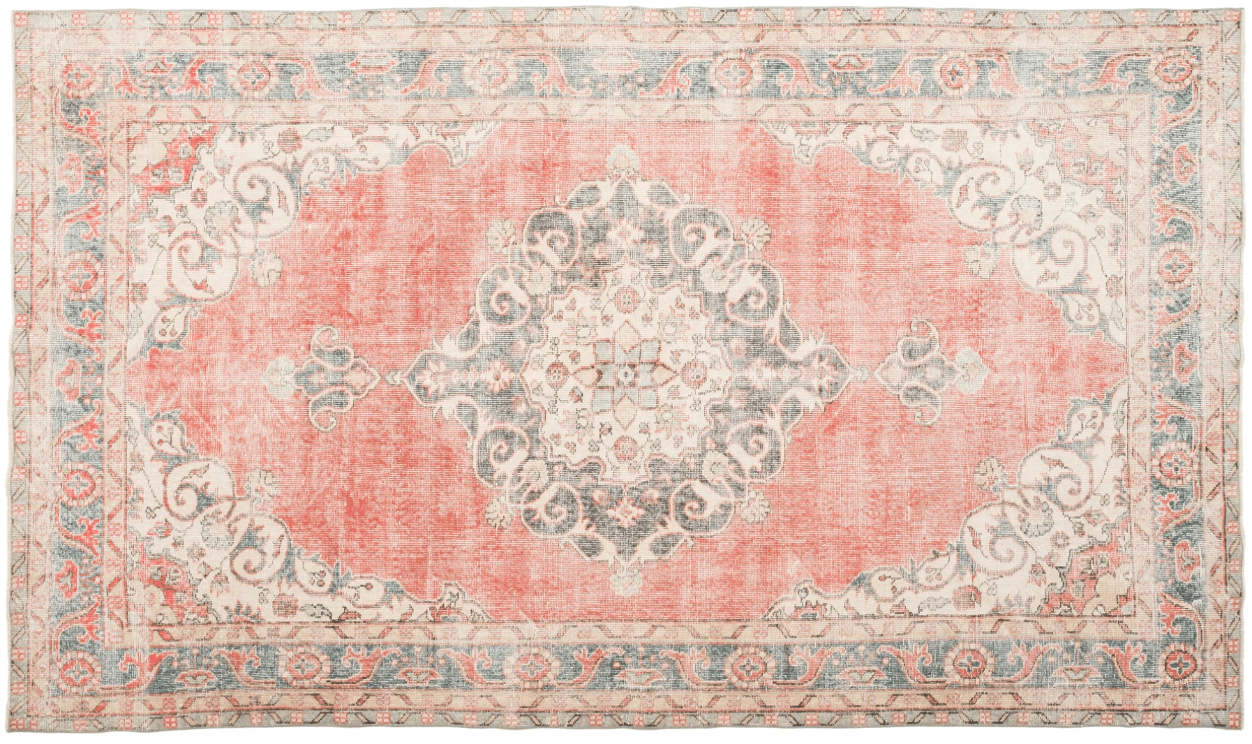 Varto Vintage Rug | 6'5" x 10'11" - elsie green - Textiles