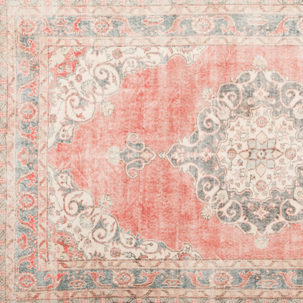 Varto Vintage Rug | 6'5" x 10'11" - elsie green - Textiles
