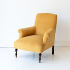 Velvet Napoleon III Arm Chair - elsie green - furniture
