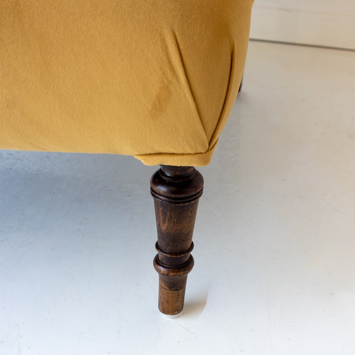 Velvet Napoleon III Arm Chair - elsie green - furniture