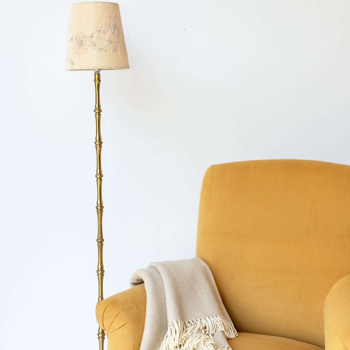 Velvet Napoleon III Arm Chair - elsie green - furniture