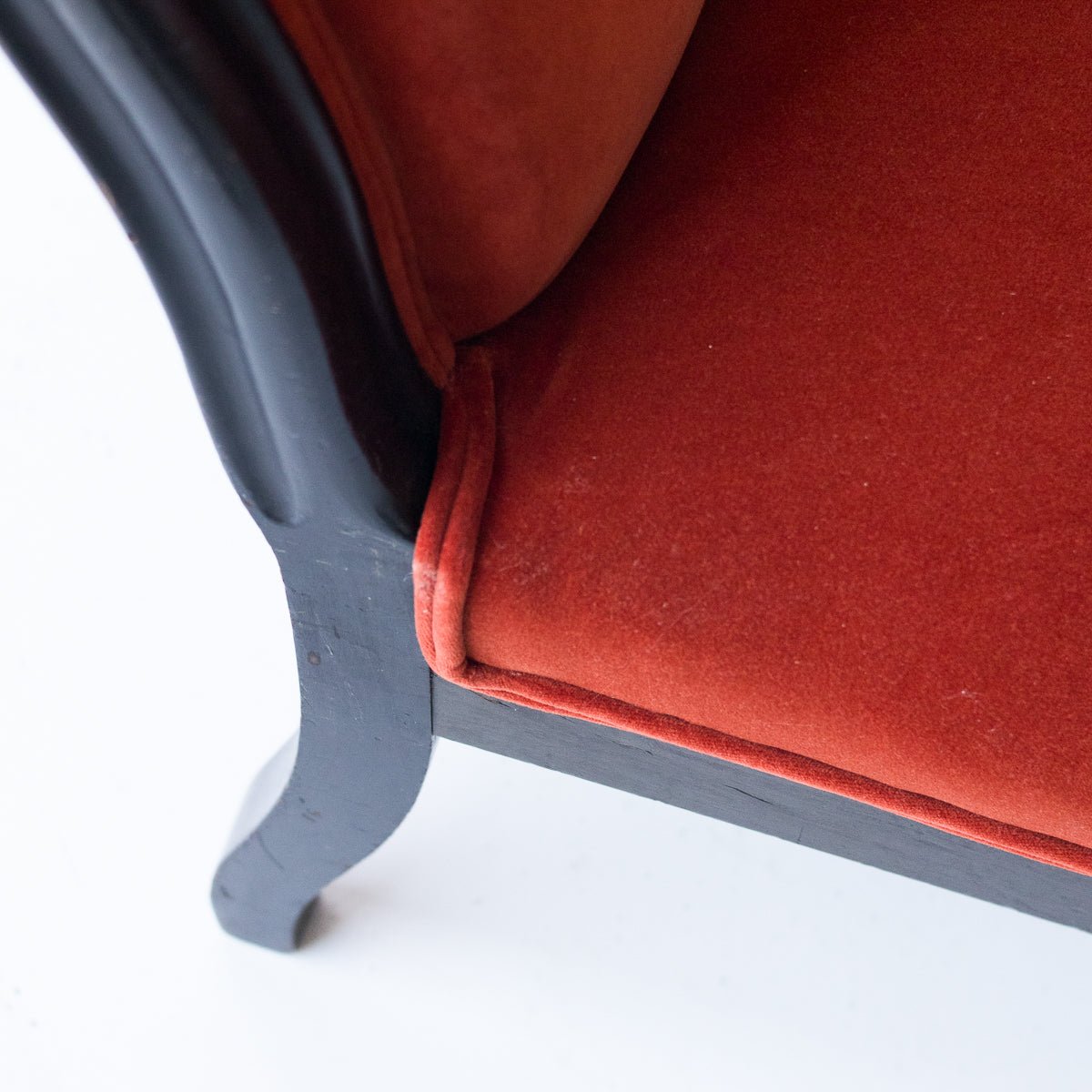 Velvet Napoleon III Chair - elsie green - Furniture