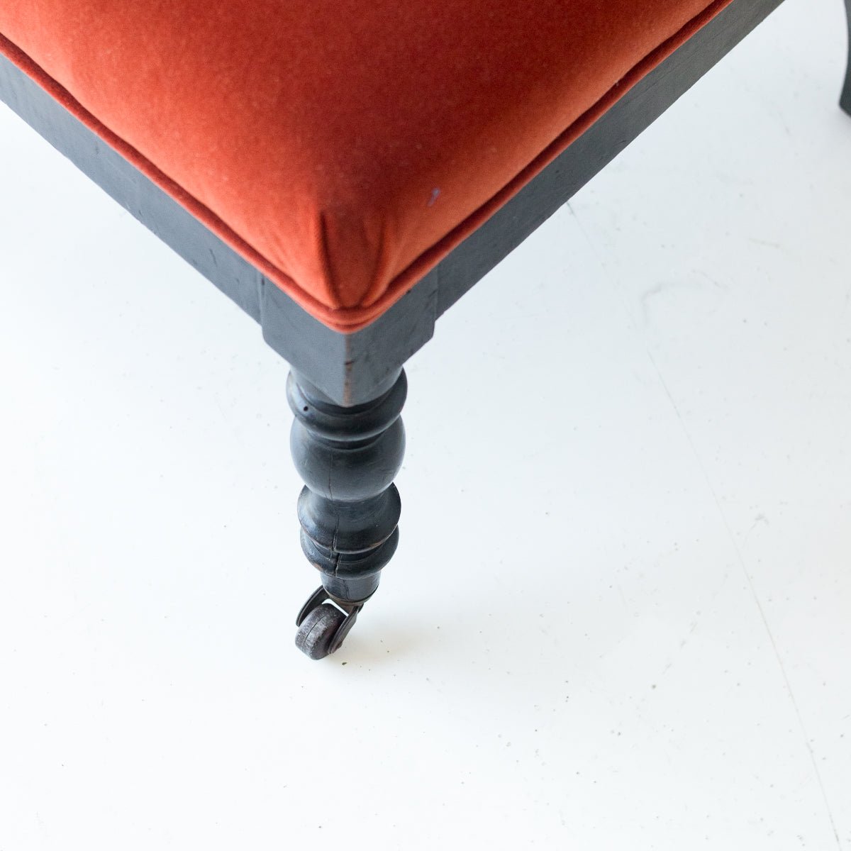 Velvet Napoleon III Chair - elsie green - Furniture