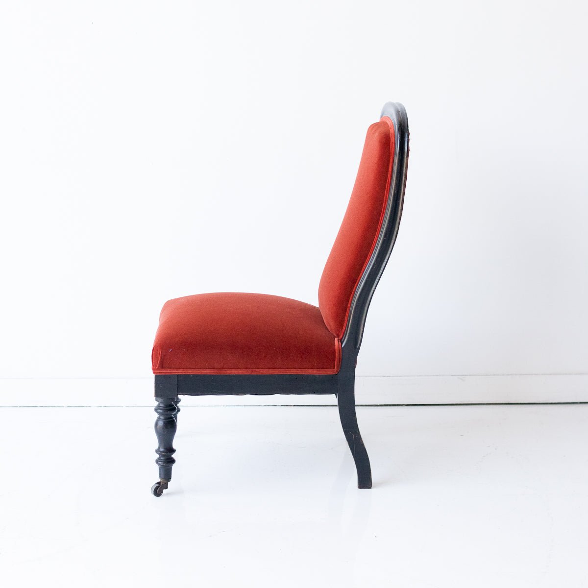 Velvet Napoleon III Chair - elsie green - Furniture