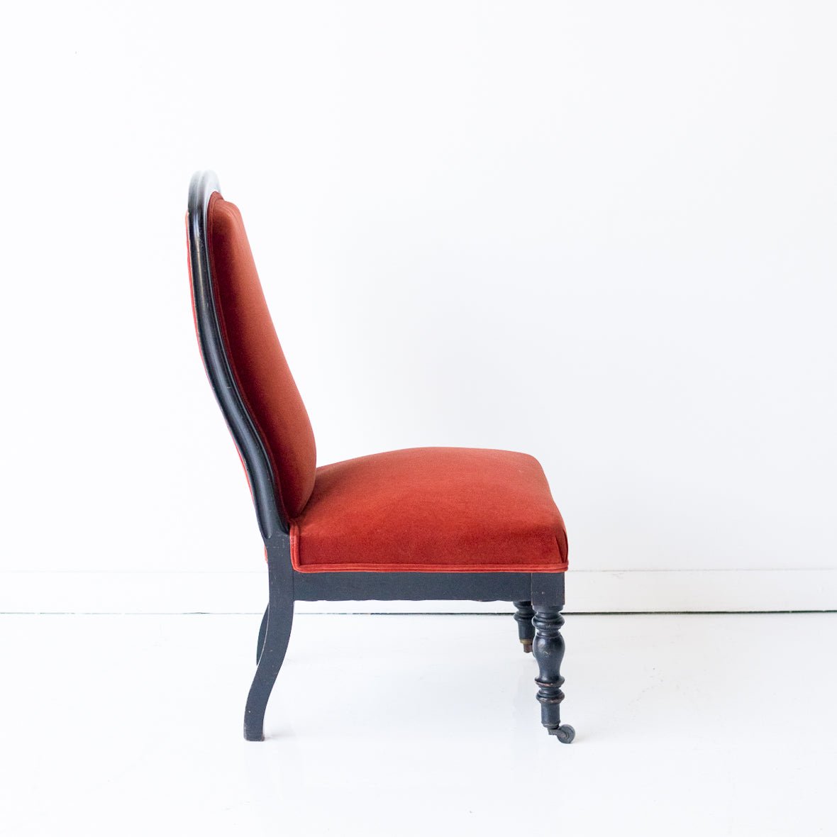 Velvet Napoleon III Chair - elsie green - Furniture