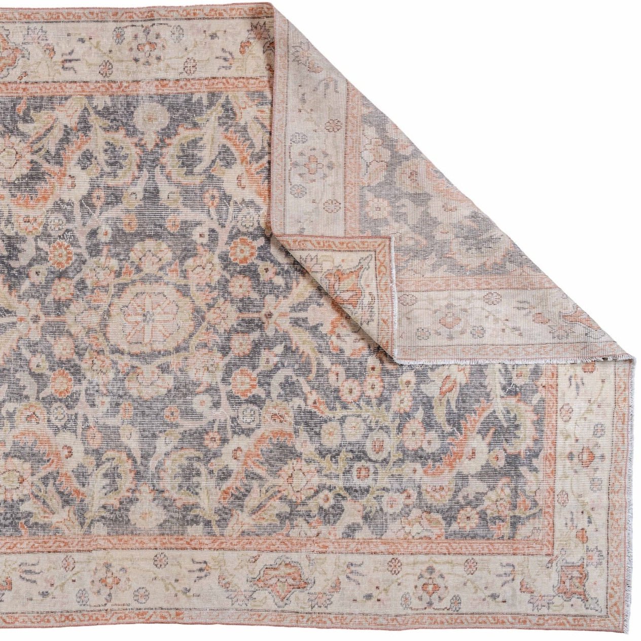 Vertou Vintage Rug | 5'1" x 9'2" - elsie green - textiles