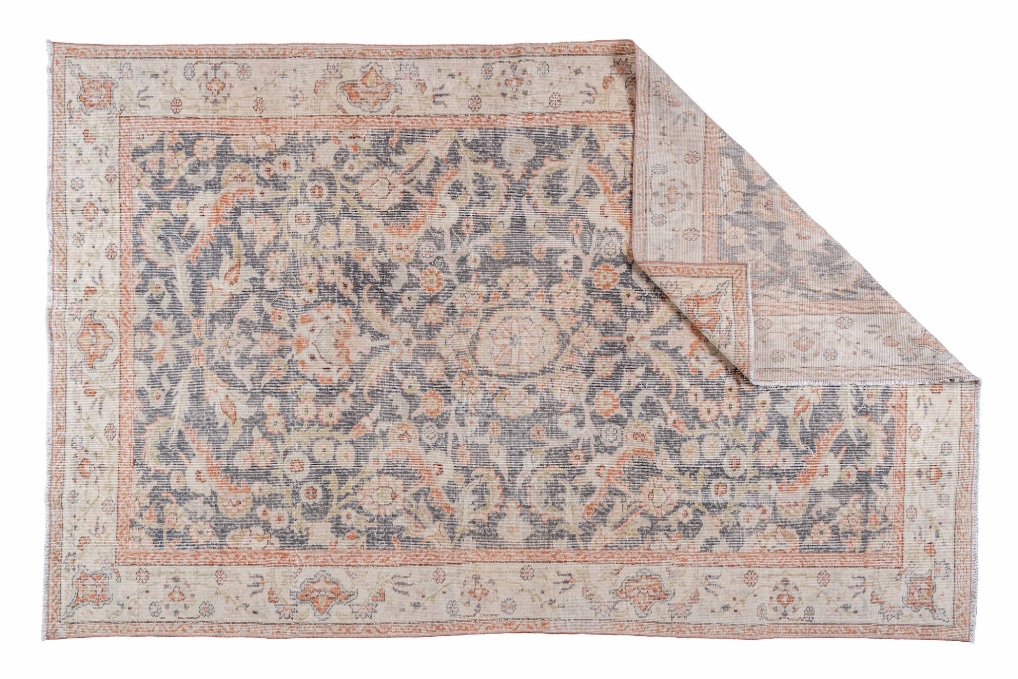 Vertou Vintage Rug | 5'1" x 9'2" - elsie green - textiles