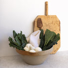 Very Large Antique Tian with Wood Spoon - elsie green - the french kitchen