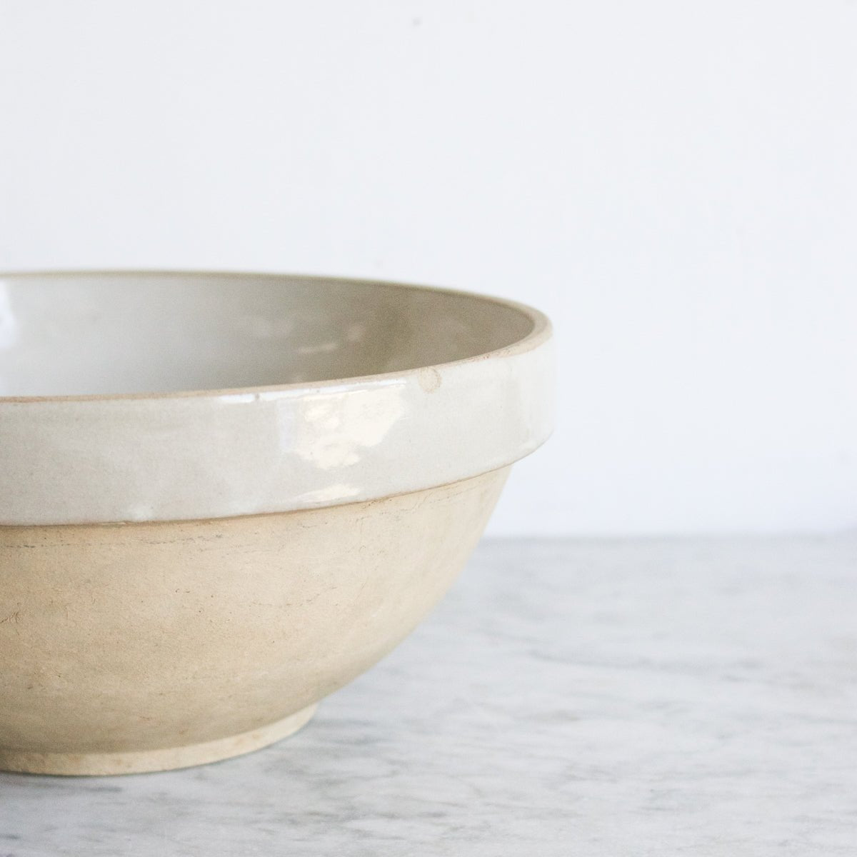 Very Large Vintage Stoneware Bowl - elsie green - The French Kitchen