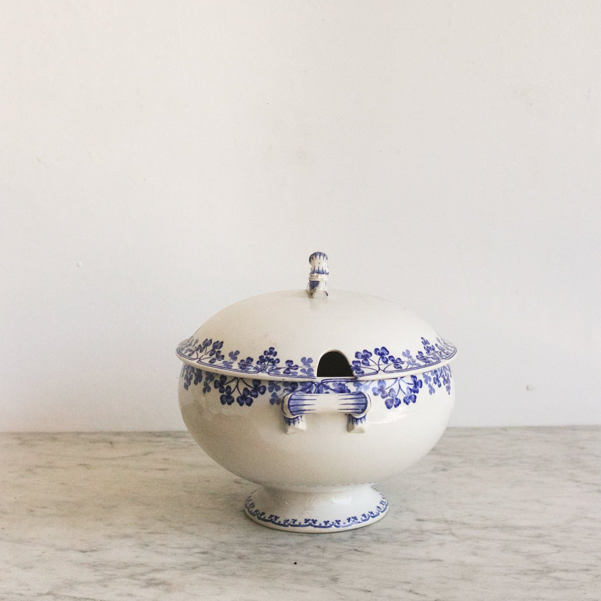 Vichy Transferware Tureen with Ladle - elsie green - the french kitchen