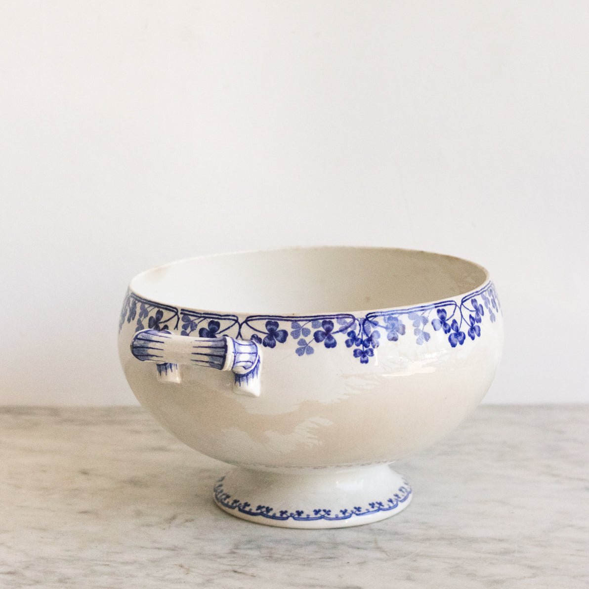 Vichy Transferware Tureen with Ladle - elsie green - the french kitchen
