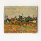 Village At Sunrise Oil Painting - elsie green - Art