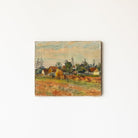 Village At Sunrise Oil Painting - elsie green - Art