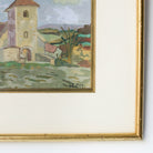 Village Chapel Watercolor | Dated 1969 - elsie green - Art