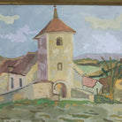 Village Chapel Watercolor | Dated 1969 - elsie green - Art