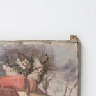 Village De Bourgogne Oil Painting | Dated 1939 - elsie green - Art