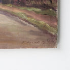 Village De Bourgogne Oil Painting | Dated 1939 - elsie green - Art