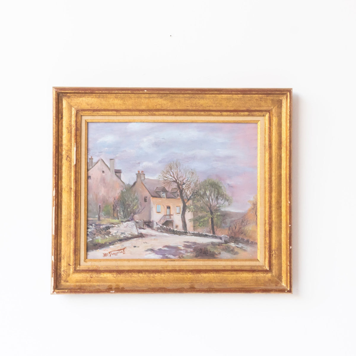Village de Cassagnettes Aveyron Oil Painting - elsie green - art