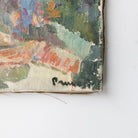 Village With Laurel Trees Oil Painting | Pierre Pruvost - elsie green - Art